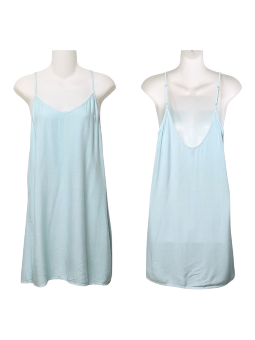 TALULA Aritzia Blue Swing Tank Sun Dress XS